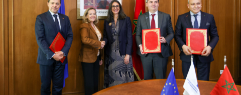 Cérémonie de signature des déclarations relatives aux Conventions de financement du secteur du transport durable et résilient