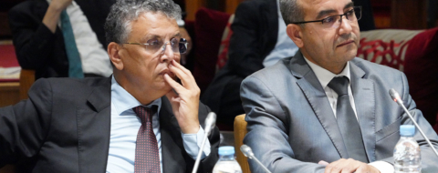 Le ministre de la Justice, Abdellatif Ouahbi, lors de la réunion de la commission de la justice de la Chambre des représentants pour la deuxième lecture du projet de loi relatif à l'organisation de la profession d'avocat, le 2 juillet 2026.