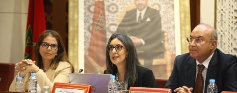 Nadia Fettah, ministre de l’Economie et des Finances devant les commissions des Finances des deux chambres parlementaires pour présenter l'exécution de la loi de finances 2026t