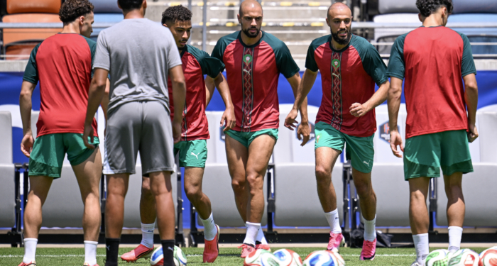 Mondial 2026 : séance d’entraînement du Maroc avant le huitième de finale contre le Canada