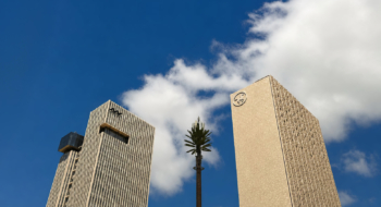 Les sièges d'Attijariwafa bank et de BCP à Casablanca Finance City.