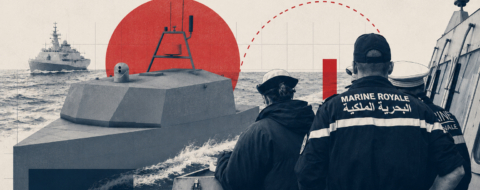 Le concept de drone naval néerlandais, exposé par la marine du pays à la conférence Combined Naval Event de 2024.