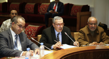 Lors de la réunion de la commission de justice de la Chambre des représentants pour l'examen du projet de loi organisant la profession d'adoul, en janvier 2026.