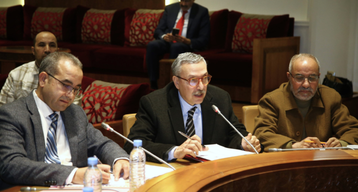 Lors de la réunion de la commission de justice de la Chambre des représentants pour l'examen du projet de loi organisant la profession d'adoul, en janvier 2026.