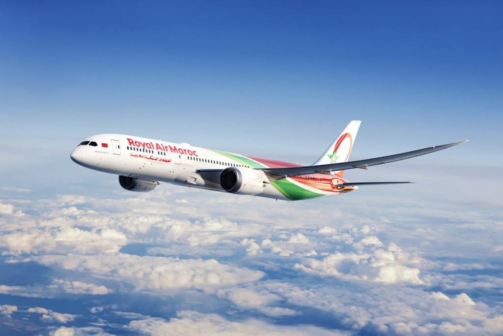 Un Boeing 787-9 de Royal Air Maroc.