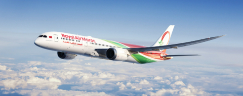 Un Boeing 787-9 de Royal Air Maroc.