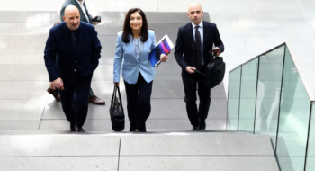 La ministre de l’économie et de l’énergie allemande, Katherina Reiche, à Berlin, le 22 avril 2026