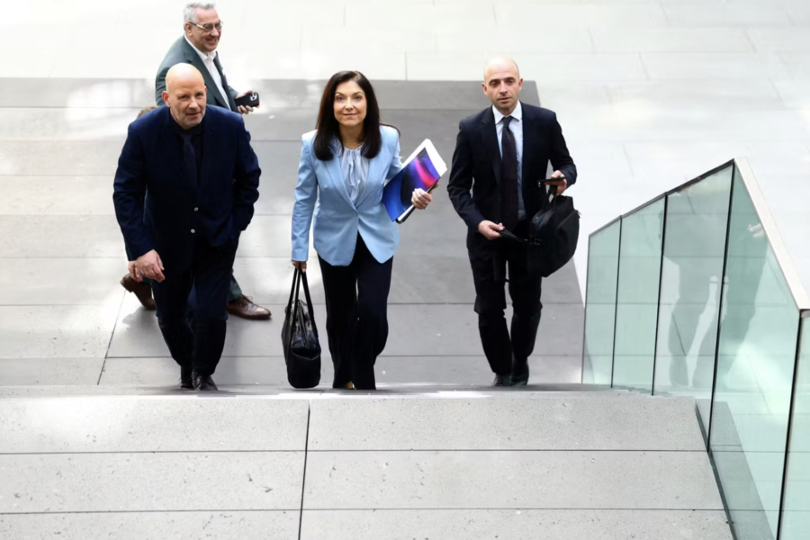 La ministre de l’économie et de l’énergie allemande, Katherina Reiche, à Berlin, le 22 avril 2026