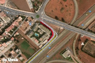 La nouvelle bretelle « Harhoura Centre », sur l'axe autoroutier Rabat-Skhirat.