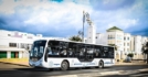 Un autobus assurant le transport urbain à Tétouan.